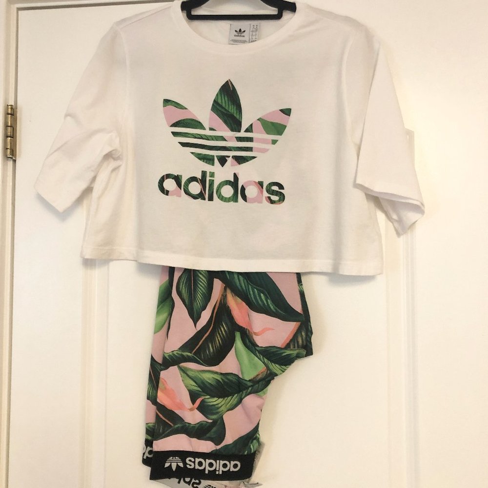 Adidas x Farm Rio Palm Print Set